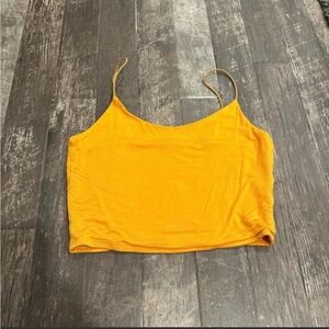 Garage Mustard Crop Top